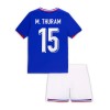 Maglia ufficiale Francia M. Thuram 15 Casa Euro 2024 per Bambino